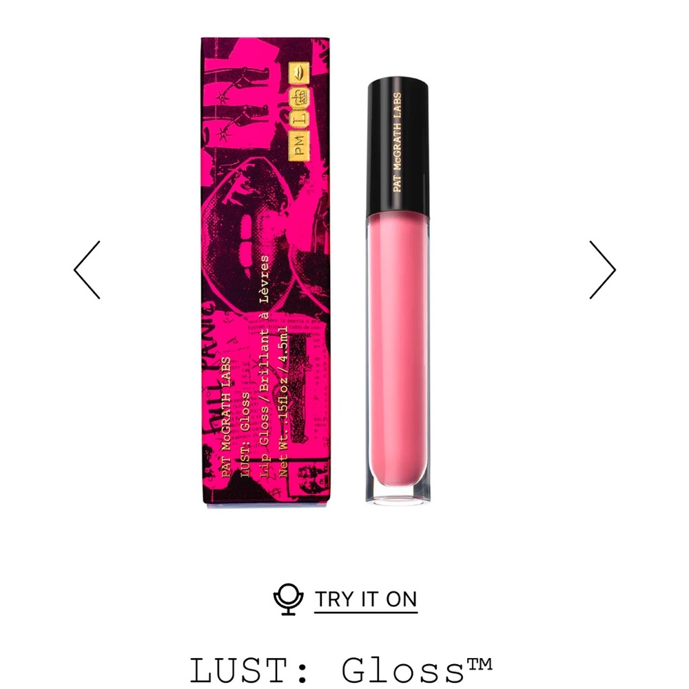 Pat McGrath Labs LUST: gloss in Prima Donna, a mid-tone cool pink, is NWT